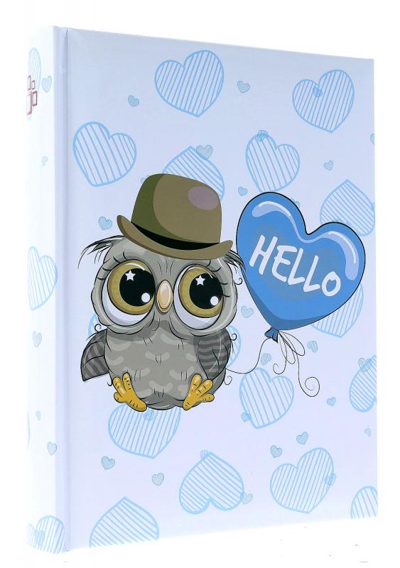 ALBUM 10X15/200 HELLO OWL BLUE