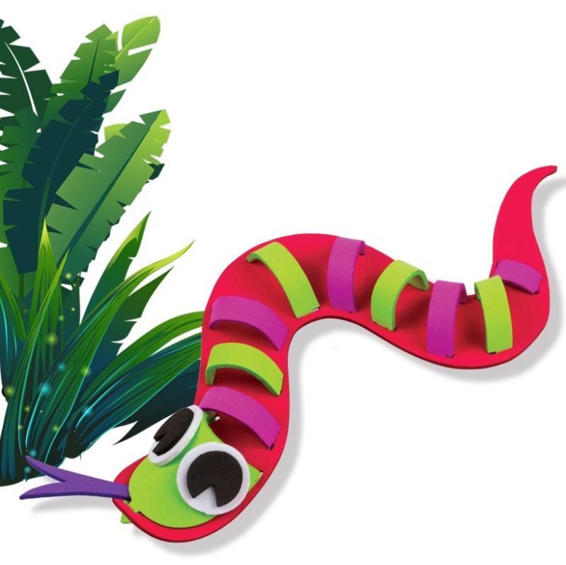 ZESTAW KIDS CREATIVE Z PIANKI STWORY Z DŻUNGLI