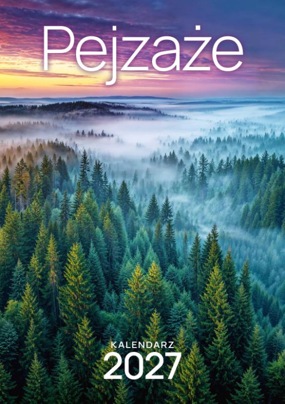 KALENDARZ ŚCIENNY A4 PEJZAŻE AREX