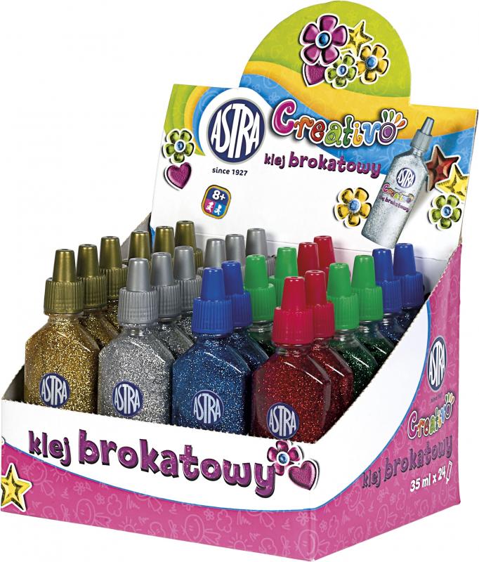 KLEJ BROKATOWY 35ML-DISPLAY 24 SZTUKI