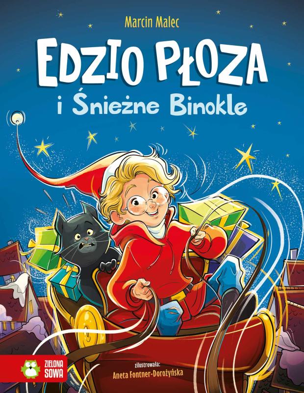 KSIĄŻECZKA EDZIO PŁOZA I ŚNIEŻNE BINOKLE #ŚWIĘTA