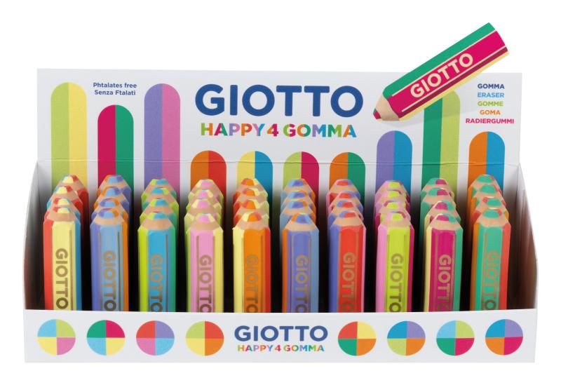 GUMKA OŁÓWEK GIOTTO HAPPY 4 GOMMA