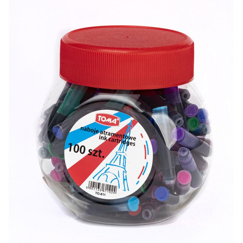 NABOJE ATRAMENT.DO PIÓR MIX100
