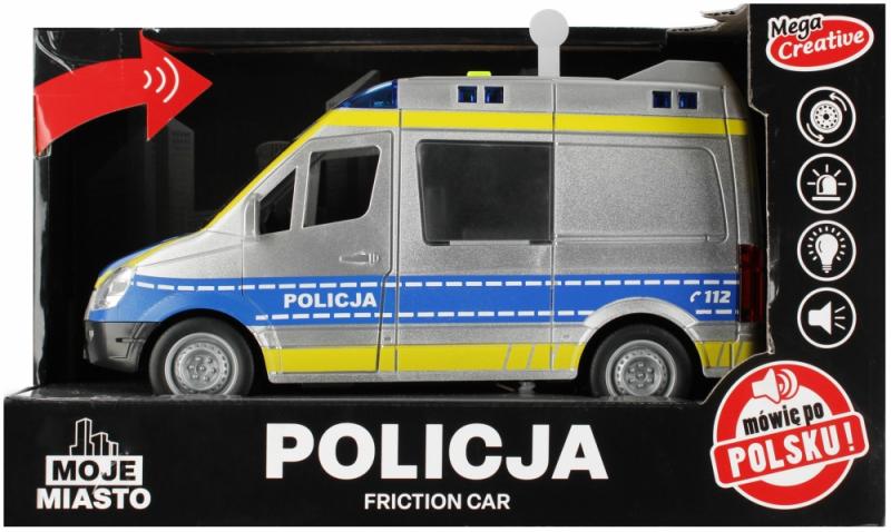 AUTO POLICJA B O 27X17X12 MOJE MIASTO PLPL MC 36