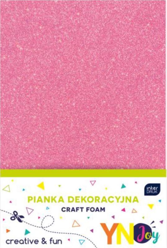PIANKA DEKORACYJNA 5SZT BROKAT PASTEL