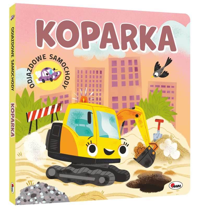 KSIĄŻECZKA ODJAZDOWE SAMOCHODY KOPARKA