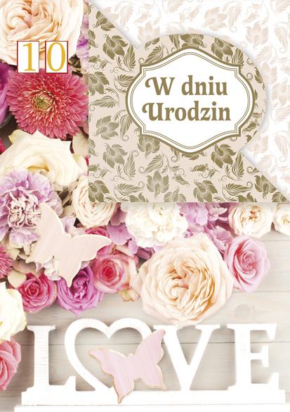 LAURKA B6W POLMAK WYCINANA URODZINY PRZESUWANE