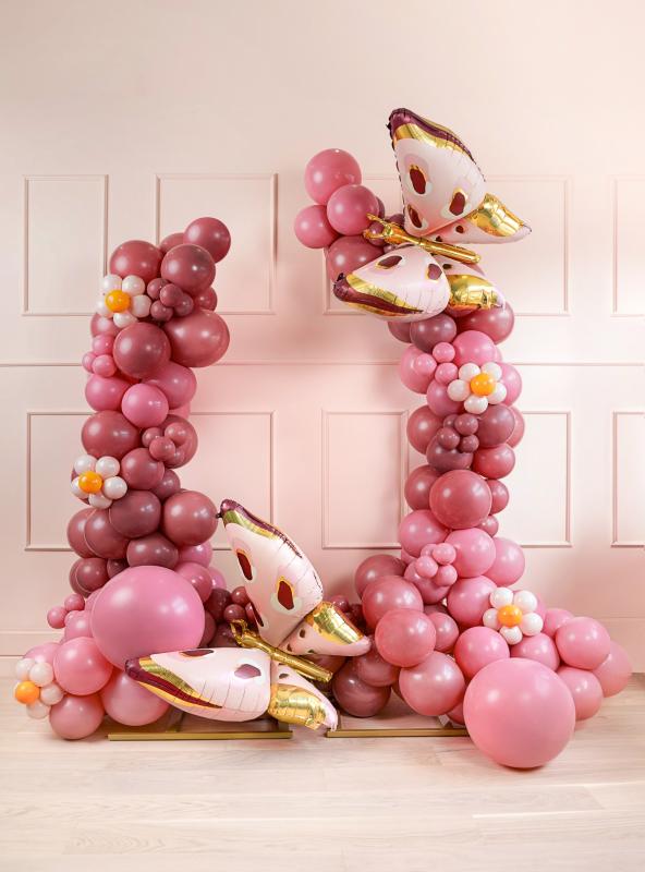 BALON STRONG 30CM PASTEL BURGUNDY A/100