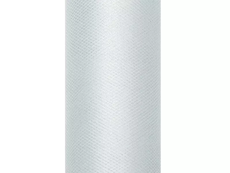 TIUL GŁADKI SZARY 0,30X9M