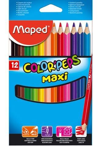 KREDKI 12 MAPED COLORPEPS MAXI