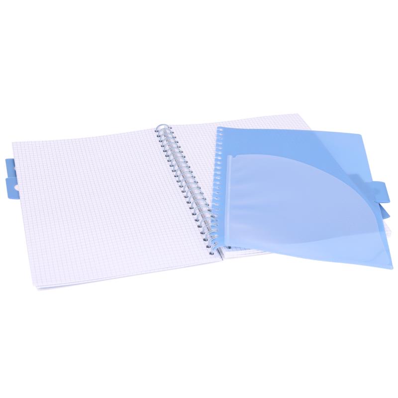 KOŁOZESZYT A4/100# GRANATOWY PASTEL 80G STRIGO