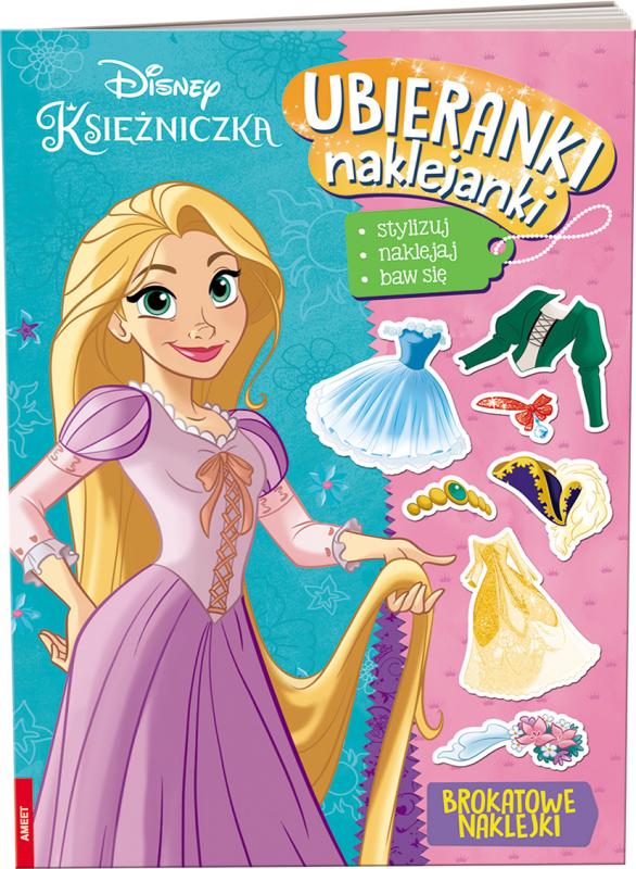 KSIĄŻECZKA DISNEY KSIĘŻNICZKA.UBIERANKI,NAKLEJANKI