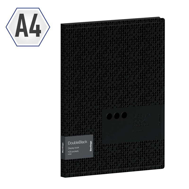 ALBUM OFEROWY BERLINGO A4 20 KOSZULEK DOUBLE BLACK