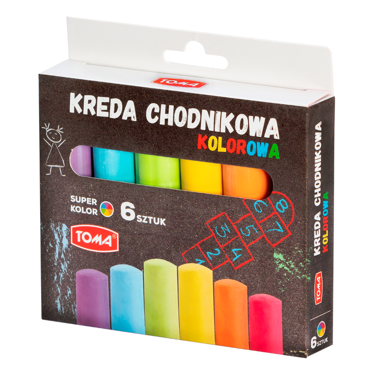 KREDA CHODNIKOWA KOLOROWA/6/