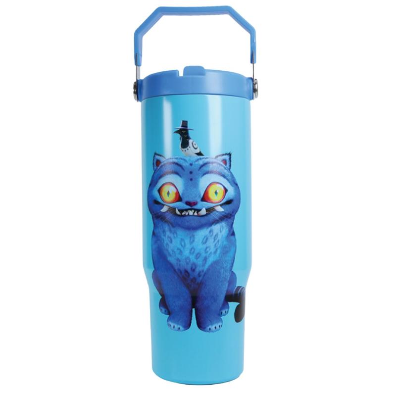 KUBEK TERMICZNY ZE STALI NIERDZEWNEJ 850 ML. DERPY & SUSSIE K-POP DEMON HUNTERS