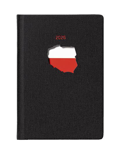 KALENDARZ KSIĄŻKOWY A5 DZIENNY POLSKA JOTAN