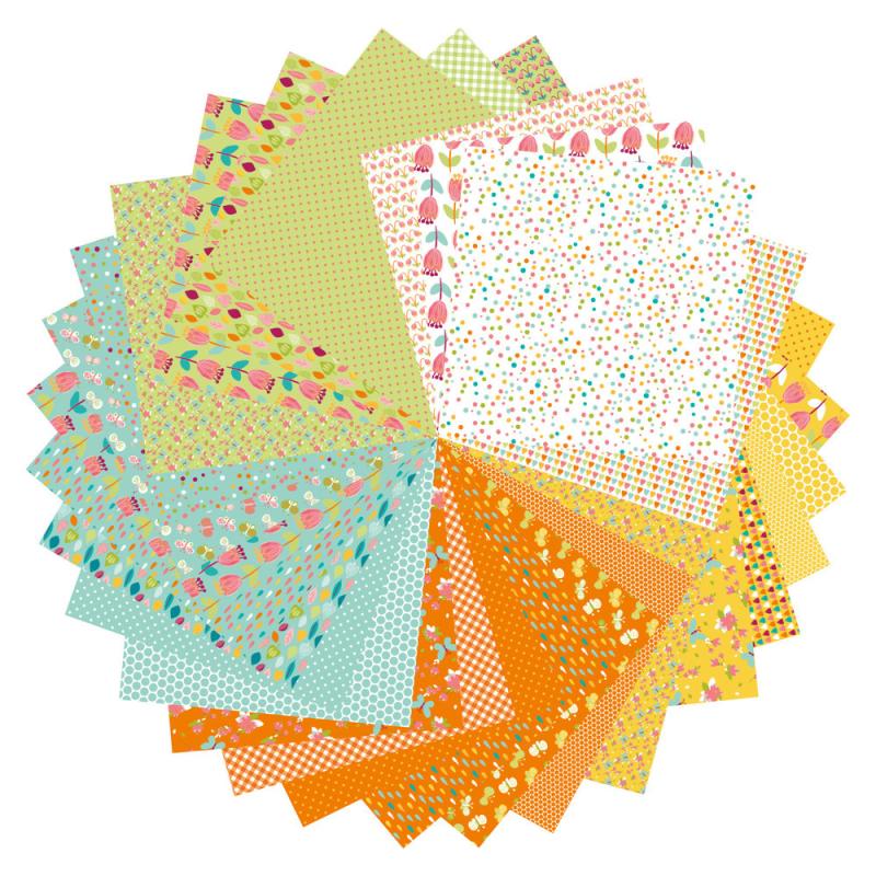 PAPIER ORIGAMI WIOSNA 20X20CM 70G