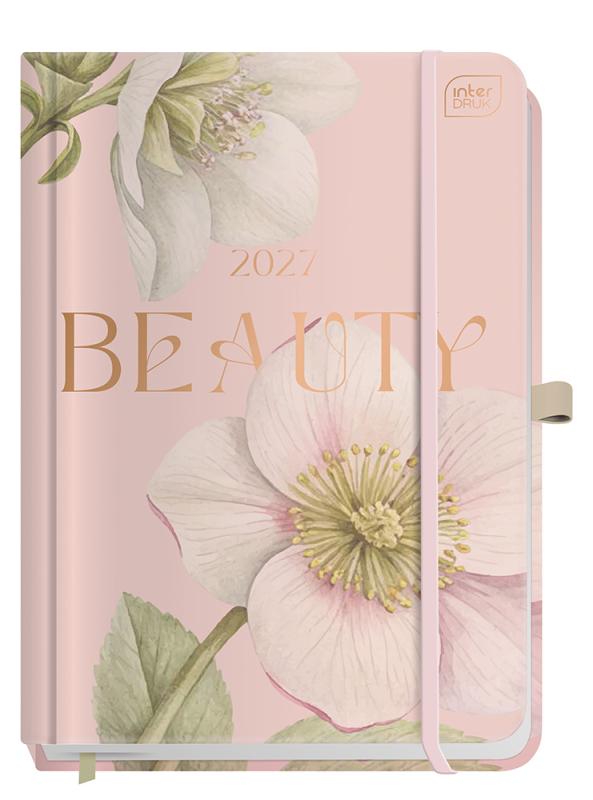KALENDARZ KSIĄŻKOWY A5 192 Z KIESZONKĄ METALIC BEAUTY ANEMONE 2027