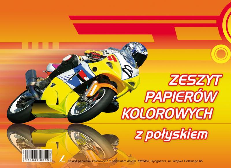 ZESZYT PAPIERÓW KOLOROWYCH A5/32 KRESKA