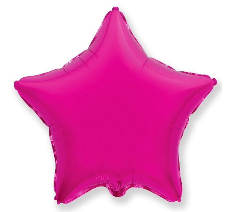 BALON FOLIOWY 18 FX GWIAZDA CIEMNORÓŻOWA