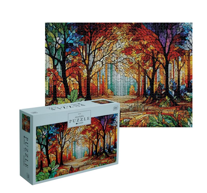 PUZZLE 2000 STAINED GLASS 1