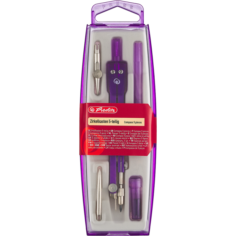 CYRKIEL SZKOLNY HERLITZ ZEST. 5-CZ. MIX KOLOR