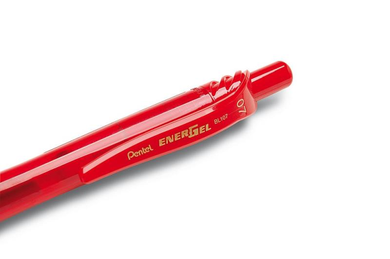 PIÓRO KULKOWE PENTEL BL107 CZERWONY BANER