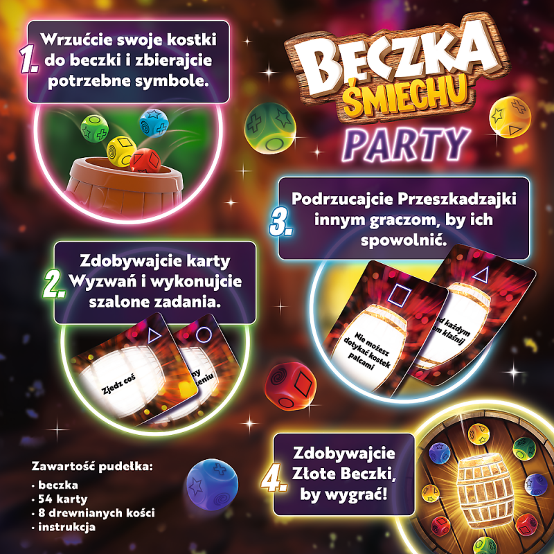 GRA TREFL BECZKA ŚMIECHU PARTY