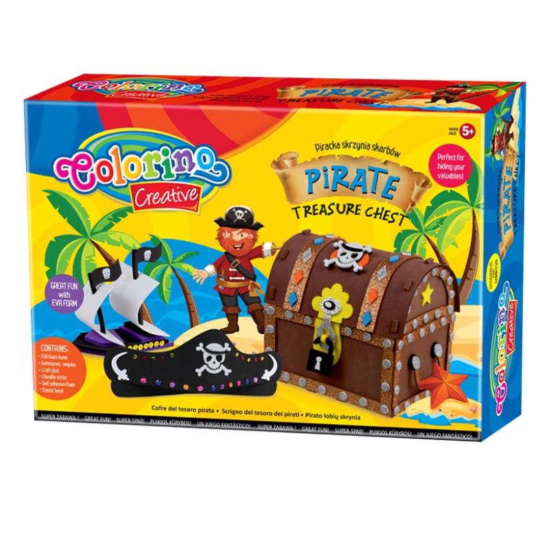 ZESTAW Z PIANKI PIRACKA SKRZYNIA SKARBÓW KIDS CREATIVE