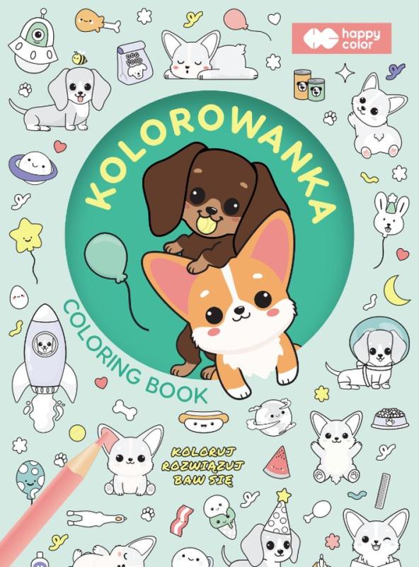 KSIĄŻECZKA KOLOROWANKA CORGI TEAM A5/16 GDD