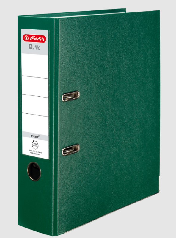 SEGREGATOR A4/8 HERLITZ PP ZIELONY Q.FILE