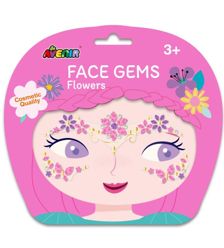 KLEJNOTY DO TWARZY KWIAT BEAUTY