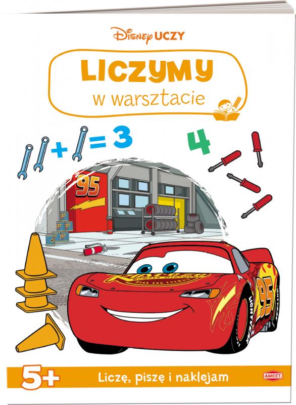 KSIĄŻECZKA DISNEY UCZY AUTA. LICZYMY W WARSZTACIE