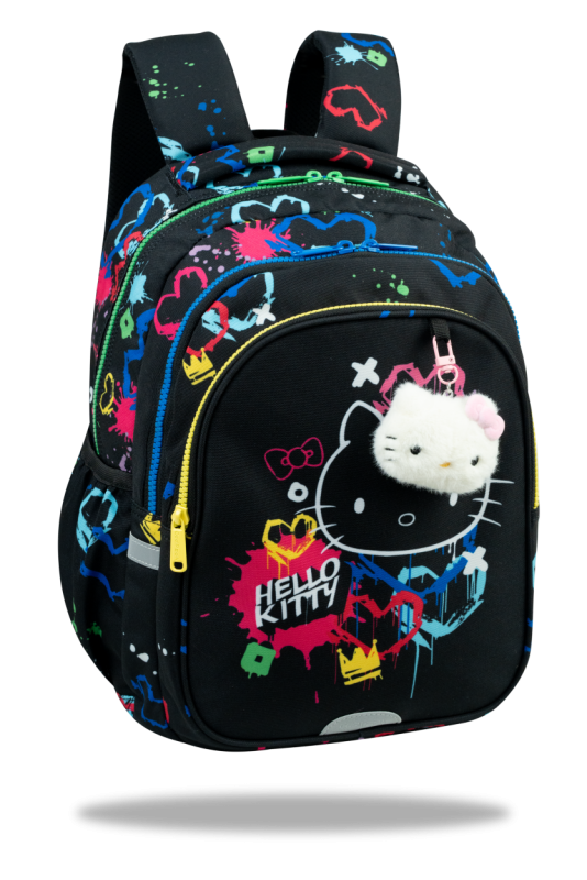 PLECAK SZKOLNY (15) JERRY - BLACK NEON HELLO KITTY