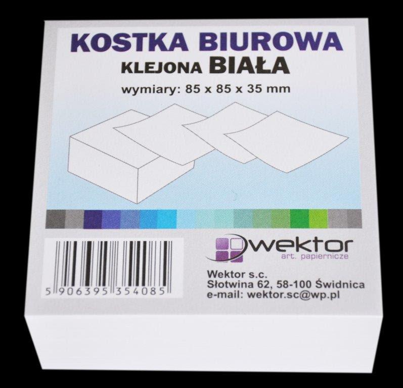 KOSTKA BIAŁA 8.5*8.5 KLEJONA WEKTOR