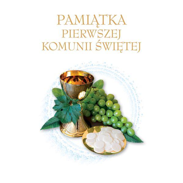 KSIĄŻECZKA KOMUNIA PAMIĄTKA PIERWSZEJ KOMUNI ŚW.