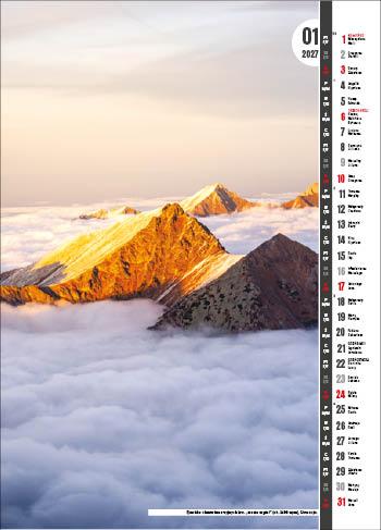 KALENDARZ WIELOPLANSZOWY TATRY JOTAN STANDARD