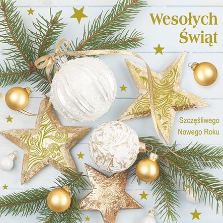 LAURKA KWADRAT POLMAK GWIAZDKA #ŚWIĘTA