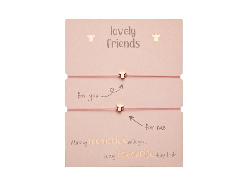 LOVELY FRIENDS BRANSOLETKA AGNEL (POZŁACANA ROSE GOLD)