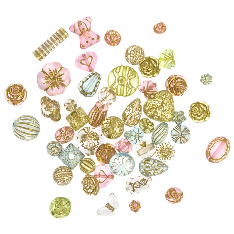 KORALIKI AKRYLOWE 40 G - VINTAGE JEWELS