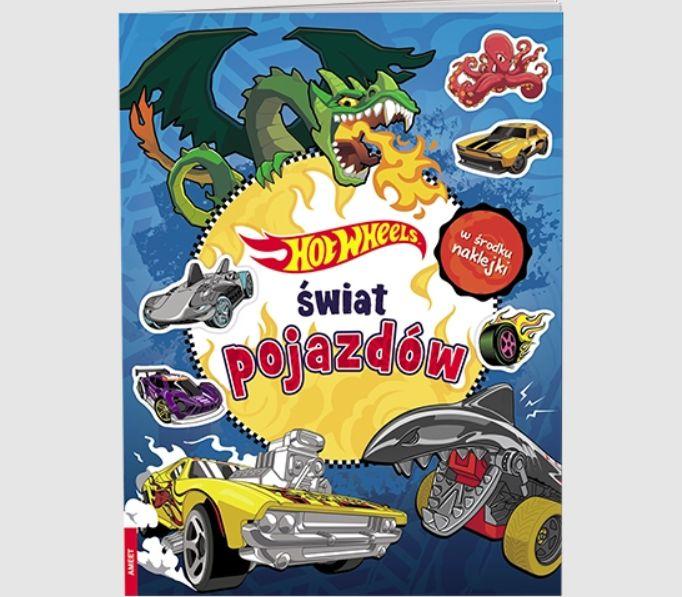 KSIĄŻECZKA MATTEL HOT WHEELS. ŚWIAT POJAZDÓW