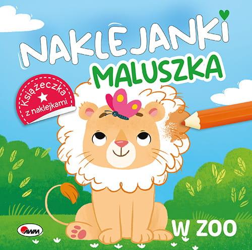 KSIĄŻECZKA NAKLEJANKI MALUSZKA W ZOO