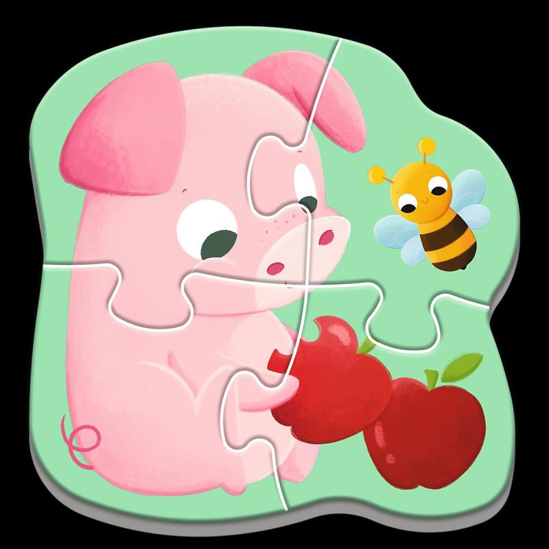PUZZLE BABY CLASSIC BOBASKOWE ZWIERZĄTKA