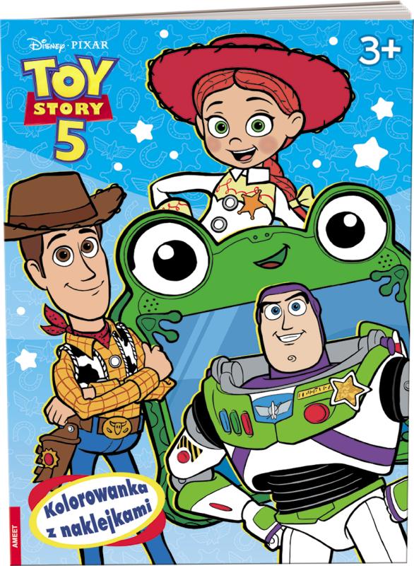 KSIĄŻECZKA DISNEY/PIXAR TOY STORY 5 KOLOROWANKA Z NAKLEJKAMI
