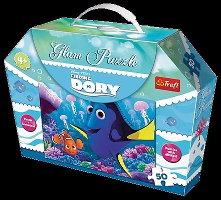 PUZZLE 50 TREFL GLAM DORY WŚRÓD MEDUZ