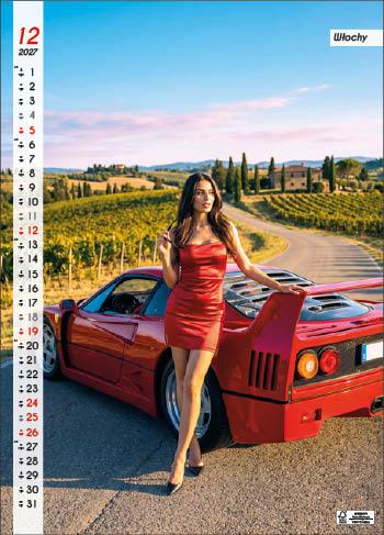 KALENDARZ WIELOPLANSZOWY GIRLS&CARS JOTAN STANDARD