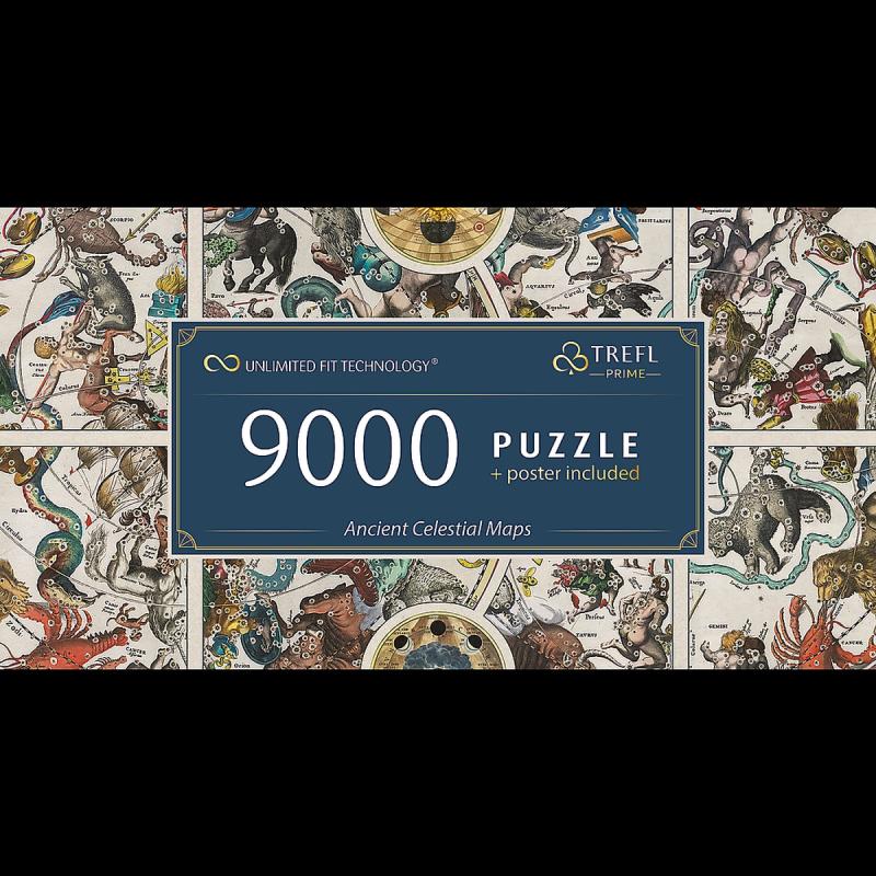 PUZZLE 9000 TREFL NAJWIĘKSZA KOLEKCJA MAPS