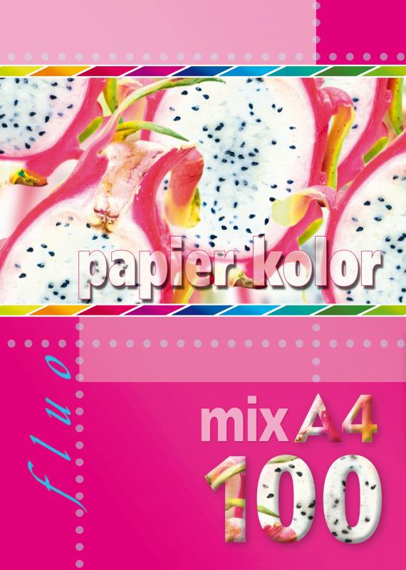 PAPIER KS.A4/100 MIX FLUO KRESKA