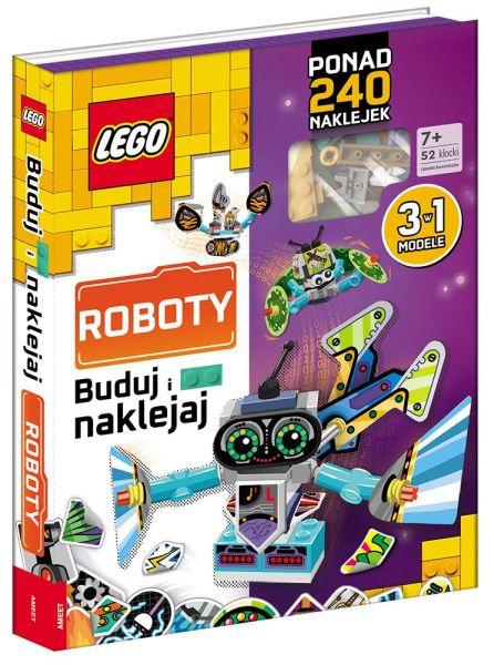 KSIĄŻECZKA LEGO MASTER BRAND. BUDUJ I NAKLEJAJ ROBOTY