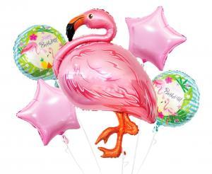 BALONY FOLIOWE ZESTAW FLAMING A5